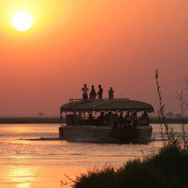 Sunset cruise Chobe rivier