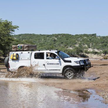 Water crossing Namibia